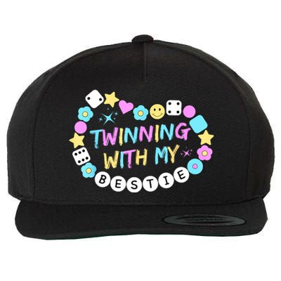 Twin Matching Twins Day Friend Twinning With My Bestie Twin Wool Snapback Cap