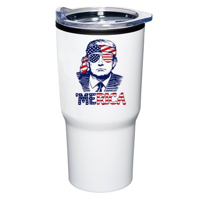 Trump 'Merica ,Trump Funny 4th of July Tumbler
