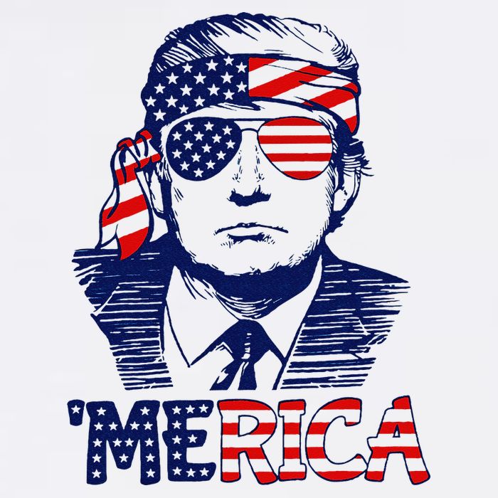 Trump 'Merica ,Trump Funny 4th of July Toddler T-Shirt