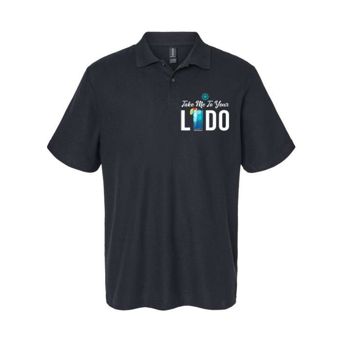 Take Me To Your Lido Cruise Essentials Ship Life Wear Gifts Softstyle Adult Sport Polo