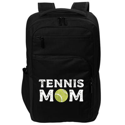 Tennis Mom Tennis Playing Coach Gift Impact Tech Backpack