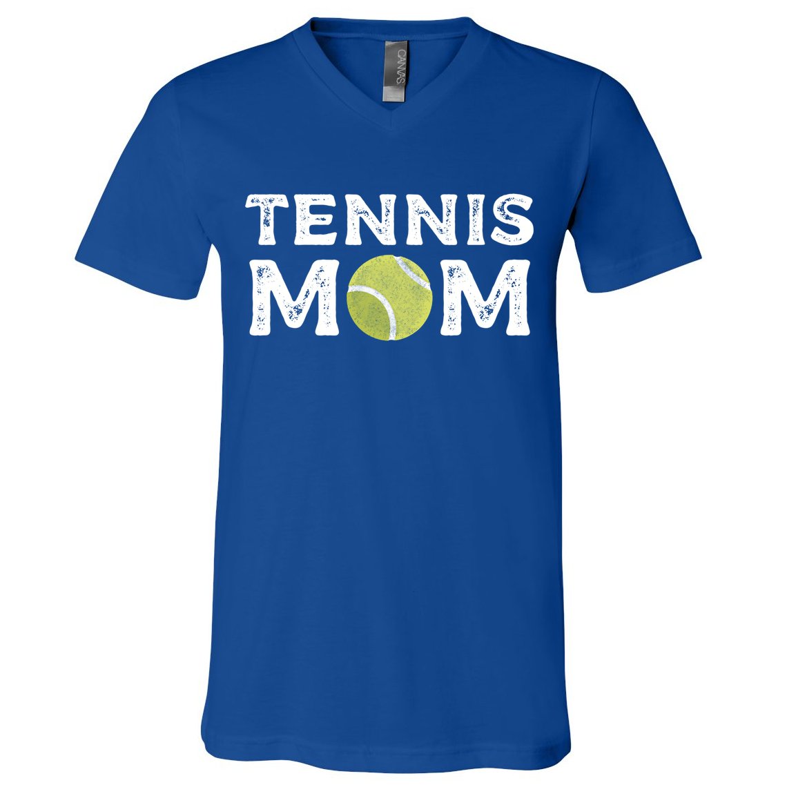 Tennis Mom Tennis Playing Coach Gift V-Neck T-Shirt