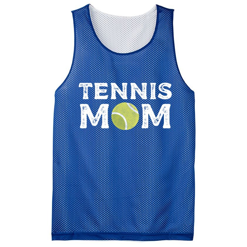 Tennis Mom Tennis Playing Coach Gift Mesh Reversible Basketball Jersey Tank