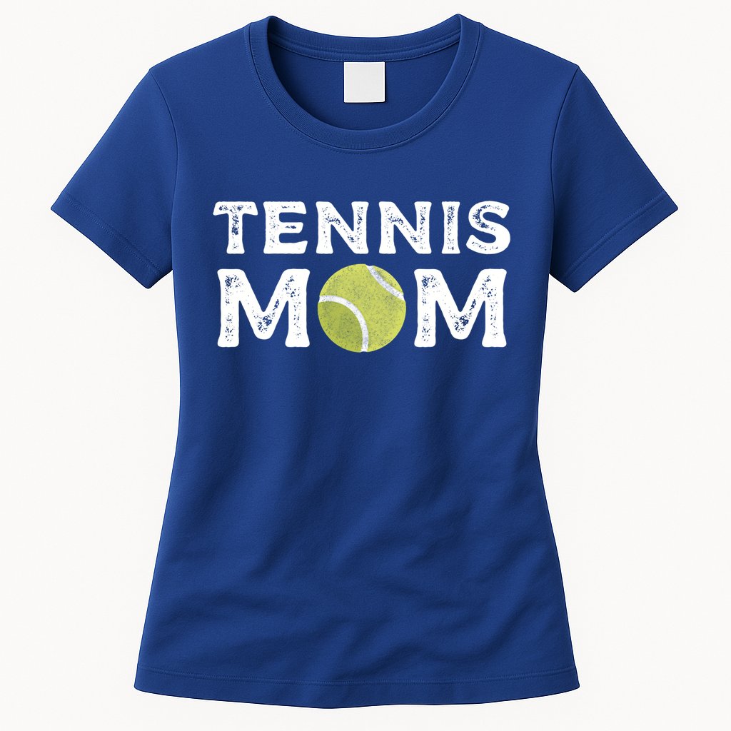 Tennis Mom Tennis Playing Coach Gift Womens T-Shirt
