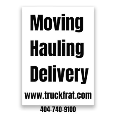 Truckfrat Moving Poster