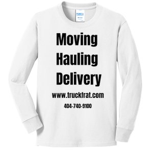 Truckfrat Moving Kids Long Sleeve Shirt