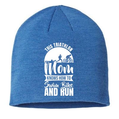 Triathlon Mother Triathlete Mom Gift Sustainable Beanie