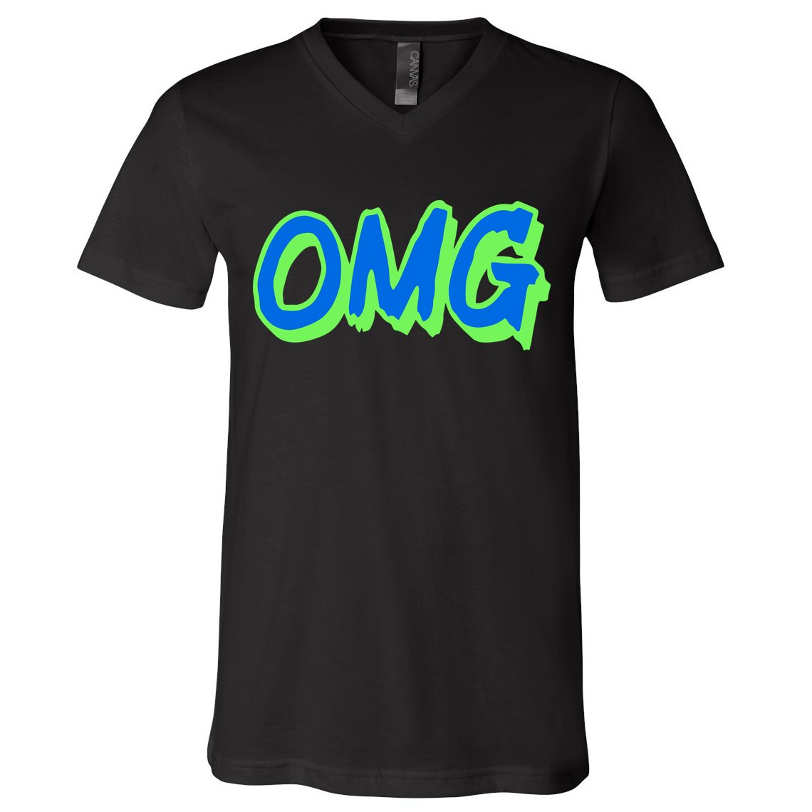 The Mest Team Wearing Omg V-Neck T-Shirt