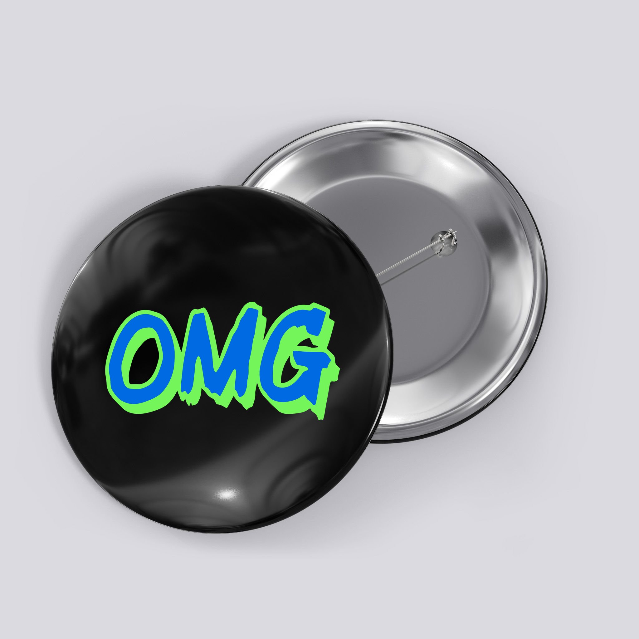 The Mest Team Wearing Omg Button