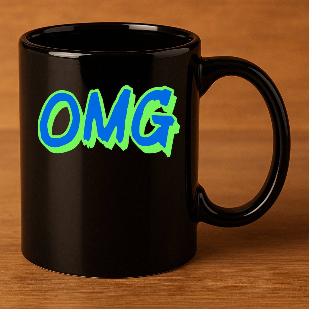 The Mest Team Wearing Omg 11oz C Handle Ceramic Mug