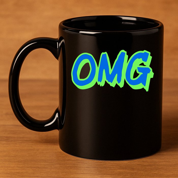 The Mest Team Wearing Omg 11oz C Handle Ceramic Mug