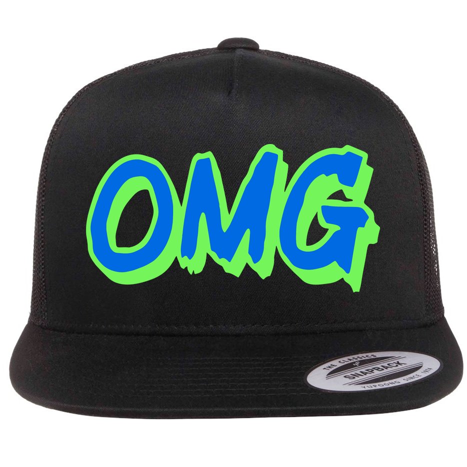 The Mest Team Wearing Omg Flat Bill Trucker Hat