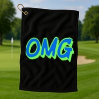 The Mest Team Wearing Omg Golf Towel