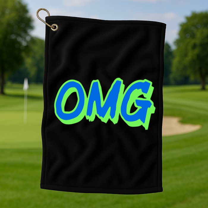 The Mest Team Wearing Omg Golf Towel