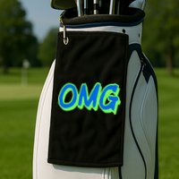 The Mest Team Wearing Omg Golf Towel