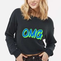 The Mest Team Wearing Omg Cropped Pullover Crew