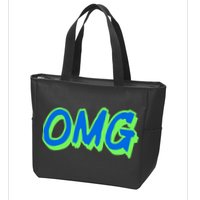 The Mest Team Wearing Omg Zip Tote Bag