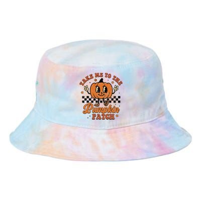 Take Me To The Pumpkin Patch Autumn Fall Thanksgiving Retro Tie Dye Newport Bucket Hat