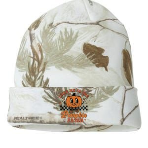 Take Me To The Pumpkin Patch Autumn Fall Thanksgiving Retro Kati Licensed 12" Camo Beanie