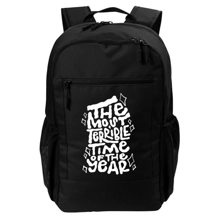 The Most Terrible Time Of The Year Anti Christmas Backpack