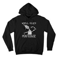 Tin Man T Art Well Oiled Machine Retro Wizard Of Oz Hoodie