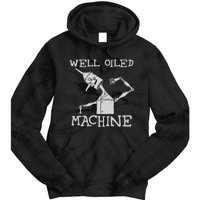 Tin Man T Art Well Oiled Machine Retro Wizard Of Oz Tie Dye Hoodie