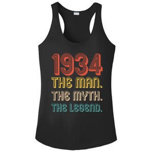 The Man The Myth The Legend 1934 90th Birthday Ladies PosiCharge Competitor Racerback Tank