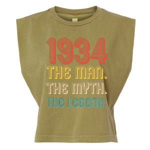 The Man The Myth The Legend 1934 90th Birthday Garment-Dyed Women's Muscle Tee