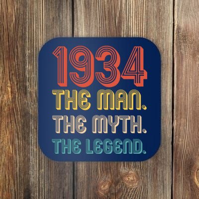 The Man The Myth The Legend 1934 90th Birthday Coaster