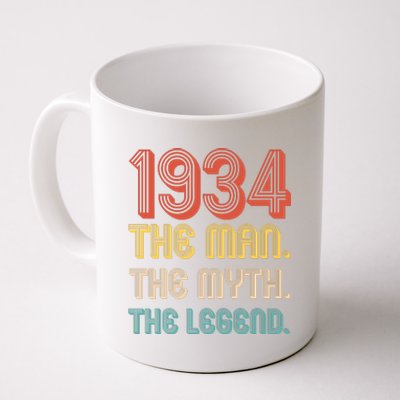 The Man The Myth The Legend 1934 90th Birthday Coffee Mug