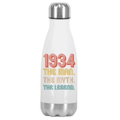 The Man The Myth The Legend 1934 90th Birthday Stainless Steel Insulated Water Bottle