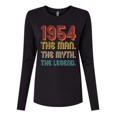 The Man The Myth The Legend 1954 70th Birthday Womens Cotton Relaxed Long Sleeve T-Shirt