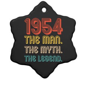 The Man The Myth The Legend 1954 70th Birthday Ceramic Star Ornament