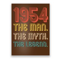 The Man The Myth The Legend 1954 70th Birthday Poster