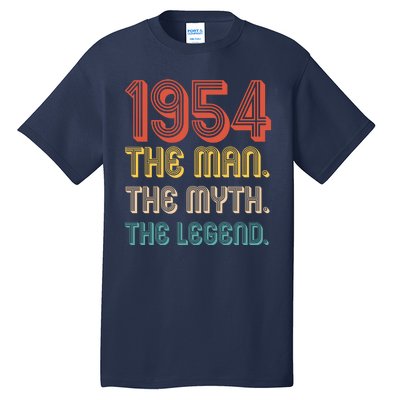 The Man The Myth The Legend 1954 70th Birthday Tall T-Shirt