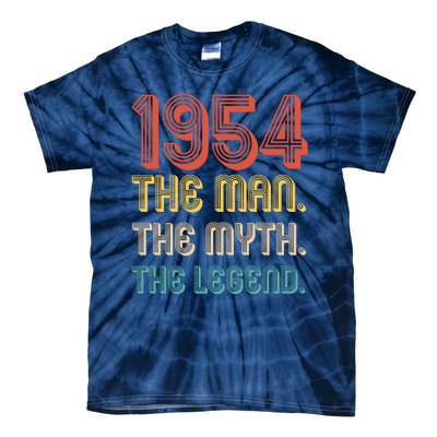 The Man The Myth The Legend 1954 70th Birthday Tie-Dye T-Shirt