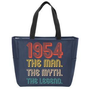 The Man The Myth The Legend 1954 70th Birthday Zip Tote Bag