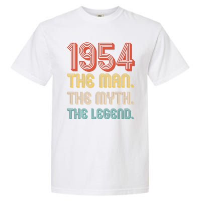 The Man The Myth The Legend 1954 70th Birthday Garment-Dyed Heavyweight T-Shirt