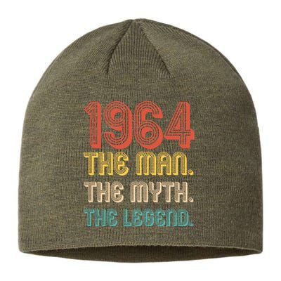 The Man The Myth The Legend 1964 60th Birthday Sustainable Beanie