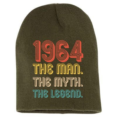 The Man The Myth The Legend 1964 60th Birthday Short Acrylic Beanie