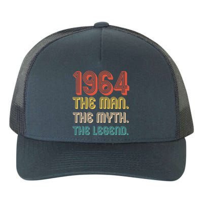 The Man The Myth The Legend 1964 60th Birthday Yupoong Adult 5-Panel Trucker Hat