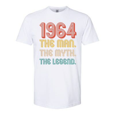 The Man The Myth The Legend 1964 60th Birthday Softstyle CVC T-Shirt