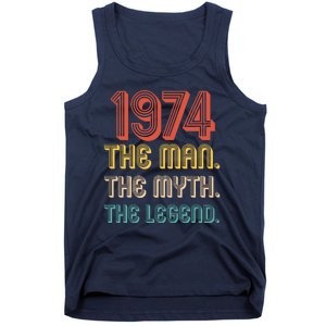 The Man The Myth The Legend 1974 50th Birthday Tank Top