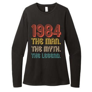 The Man The Myth The Legend 1984 40th Birthday Womens CVC Long Sleeve Shirt