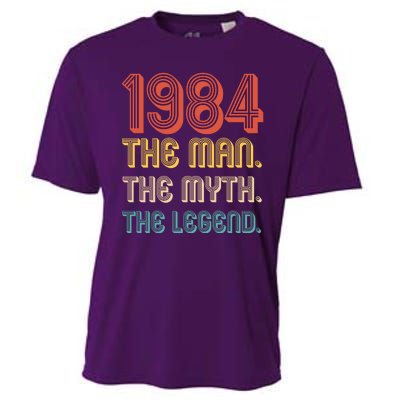 The Man The Myth The Legend 1984 40th Birthday Cooling Performance Crew T-Shirt