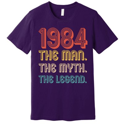 The Man The Myth The Legend 1984 40th Birthday Premium T-Shirt