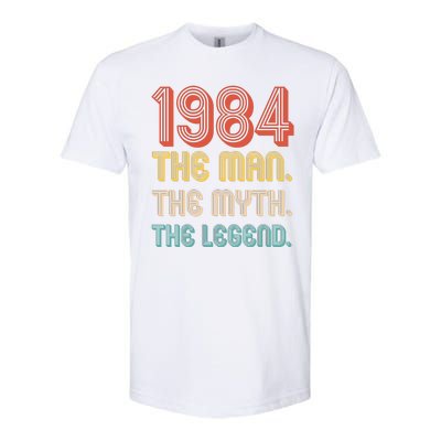 The Man The Myth The Legend 1984 40th Birthday Softstyle CVC T-Shirt