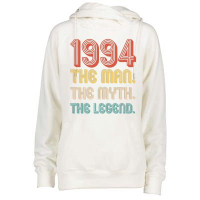 The Man The Myth The Legend 1994 30th Birthday Womens Funnel Neck Pullover Hood