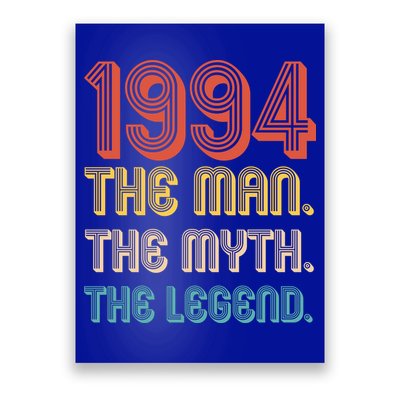 The Man The Myth The Legend 1994 30th Birthday Poster