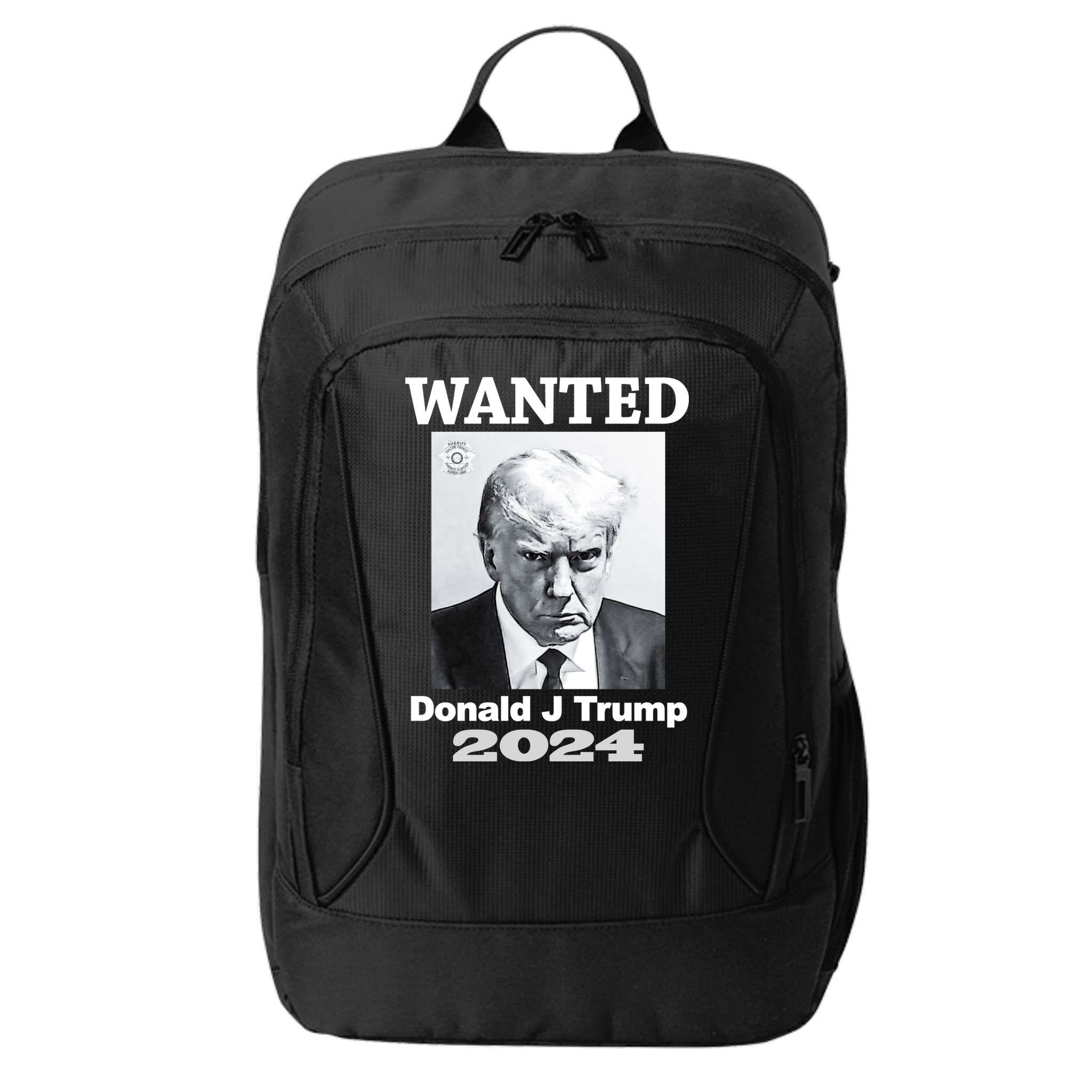 Trump Mugshot City Backpack